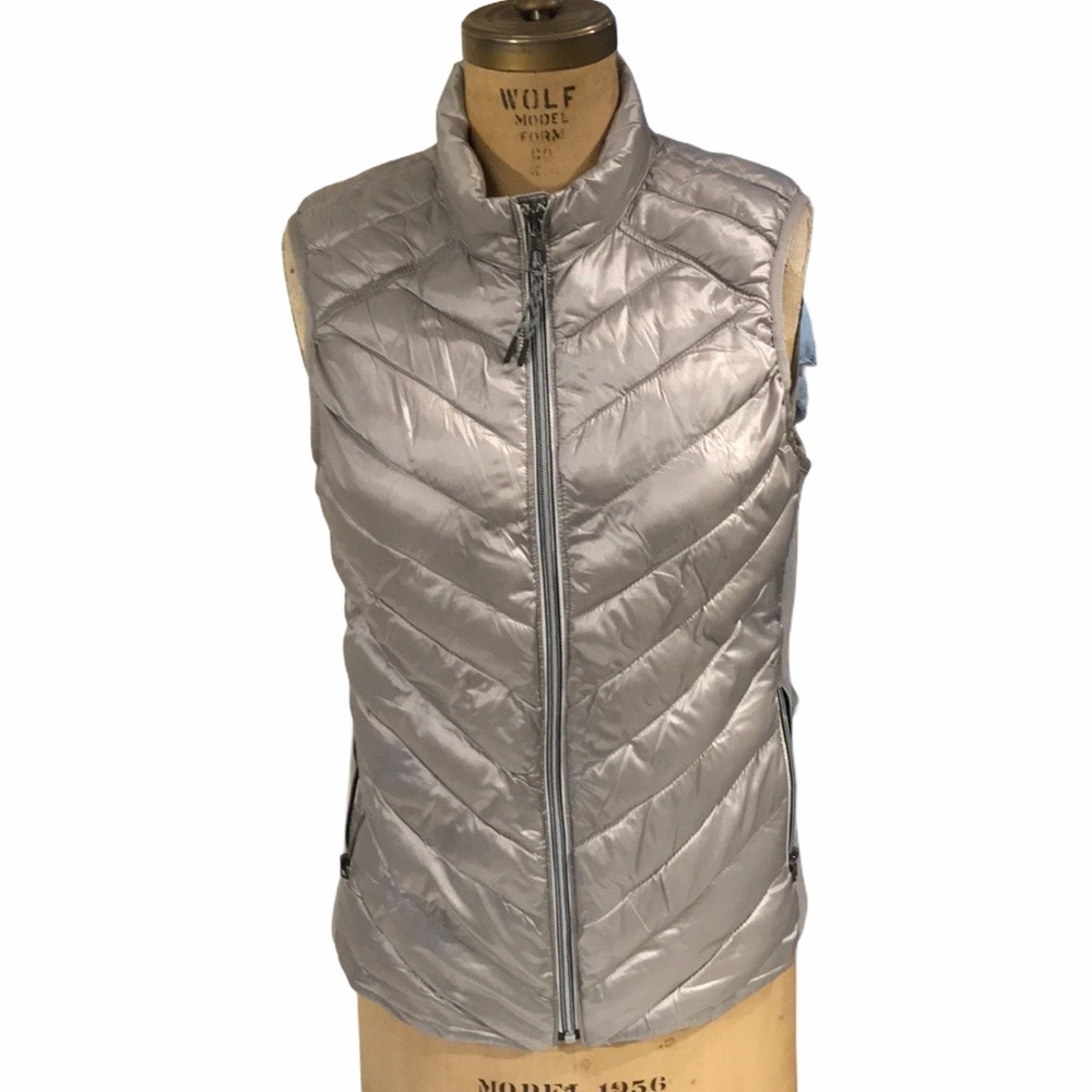 GAP | Silver Puffer Vest